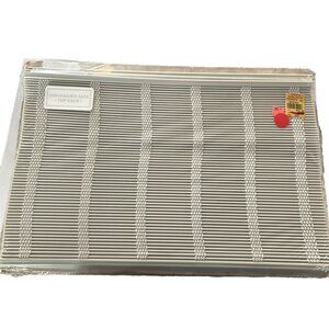 tuesday morning acrylic dishwasher safe placemat 12x18 mid century modern 4 Set